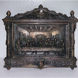 The Last Supper Copper/Metal Wall Hanging Small